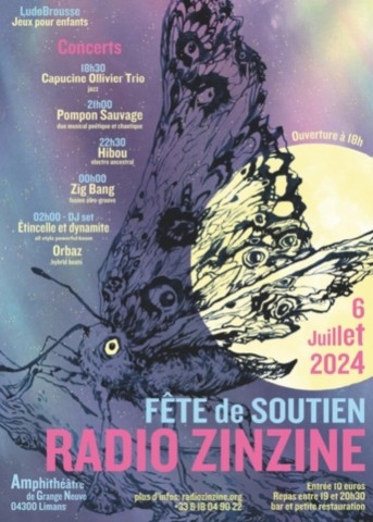 Fête de soutien Radio Zinzine